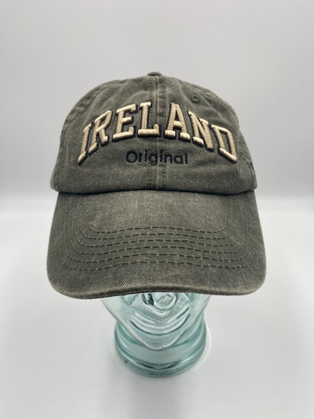 Robin Ruth Ireland Original Strapback Hat Distressed Green Adjustable One Size